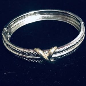 Silver/Gold bangle